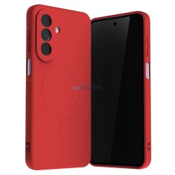 Mercury Semi-Silicone MagSafe Case for Samsung Galaxy A27 Red