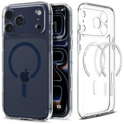 Spigen Ultra Hybrid Mag MagSafe case for iPhone 17 Pro navy