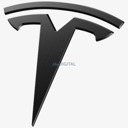 Cover Spigen Front Emblem Logo for Tesla Model Y (Juniper) black