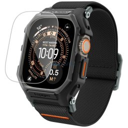 Strap Spigen Lite Fit PRO & Tempered Glass for Apple Watch Ultra 1 / 2 / 3 (49mm) black
