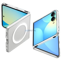 Case Spigen Air Skin MagSafe for Samsung Galaxy Z Flip8 transparent white