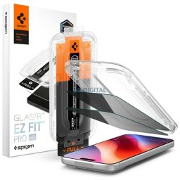 Spigen Glas.Tr EZ FIT Pro HD Privacy tempered glass for Apple iPhone 18 Pro 2pcs