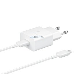 Mains charger Samsung EP-T1510XW 15W Fast Charge + USB-C to USB-C cable white