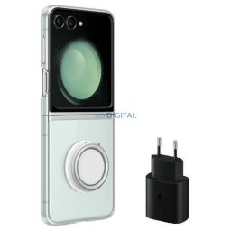 Samsung EF-XF73KKTEGWW Z Flip5F731 transparent Starter Pack + charger TA800