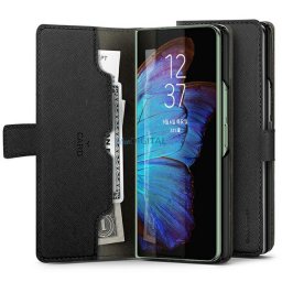Mercury Diary case book Samsung Z Fold4czarny/black