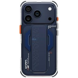 Case Skinarma Haxa for iPhone 17 Pro Magnetic Charging + Grip Stand blue