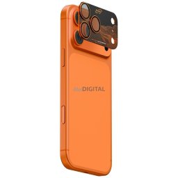 Camera Lens Glass Skinarma Sonix Full Aluminium for iPhone 17 Pro Max orange