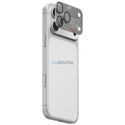 Camera Lens Glass Skinarma Sonix Full Aluminium for iPhone 17 Pro Max silver