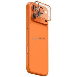 Camera Lens Glass Skinarma Magma Full Matte for iPhone 17 Pro Max orange