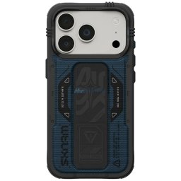 Case Skinarma Phantom MagSafe + Grip Stand for iPhone 18 Pro / 17 Pro blue