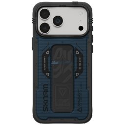 Case Skinarma Phantom MagSafe + Grip Stand for iPhone 18 Pro Max / 17 Pro Max blue