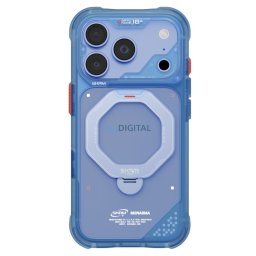 Case Skinarma Saturn MagSafe + Rotating Kick Stand for iPhone 18 Pro / 17 Pro blue