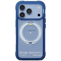 Case Skinarma Atlas MagSafe + Rotating Kick Stand for iPhone 18 Pro / 17 Pro blue