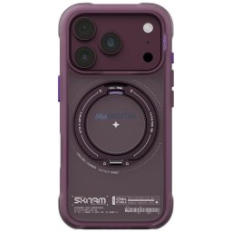 Case Skinarma Atlas MagSafe + Rotating Kick Stand for iPhone 18 Pro / 17 Pro burgundy