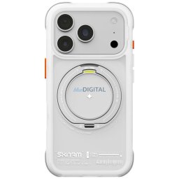 Case Skinarma Atlas MagSafe + Rotating Kick Stand for iPhone 18 Pro / 17 Pro white