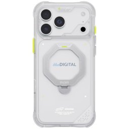 Case Skinarma Saturn MagSafe + Rotating Kick Stand do iPhone 18 Pro Max / 17 Pro Max Frost