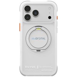 Case Skinarma Atlas MagSafe + Rotating Kick Stand for iPhone 18 Pro Max / 17 Pro Max white