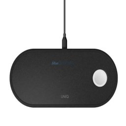 UNIQ Aereo Wireless Charger 3in1 10W Fast charge charcoal black (LITHOS Collective)