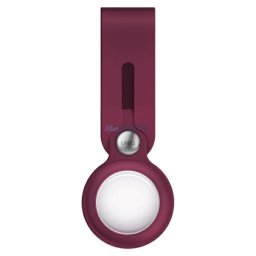 UNIQ Vencer Silicone Case for AirTag burgundy