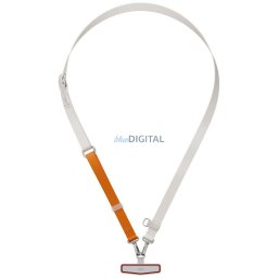 Phone Lanyard UNIQ Vista Flex 2-in-1 grey-orange
