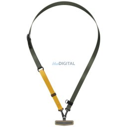 Phone Lanyard UNIQ Vista Flex 2-in-1 deep forest/canary yellow