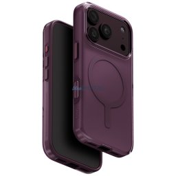 Case UNIQ Clario for iPhone 18 Pro / 17 Pro Magclick Charging eco purple