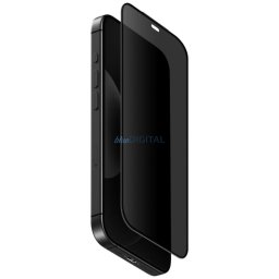 Privacy tempered glass UNIQ Optix Covex Privacy DX2 for iPhone 18 Pro Max