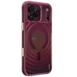 Case UNIQ Coehl Vela for iPhone 18 Pro Max / 17 Pro Max Magnetic Charging burgundy