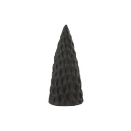 Karácsonyi dekoráció NOELIX fenyőfa 16 cm, fekete