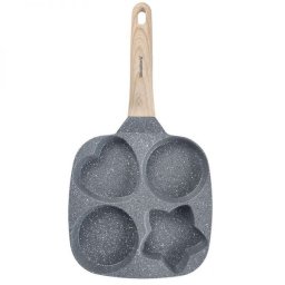 Klausberg tojás / amerikai palacsintasütő serpenyő - 4 fakkos - 36x19 cm