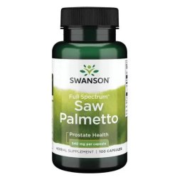 Swanson Saw Palmetto fűrészpálma 540 mg 100 kapszula