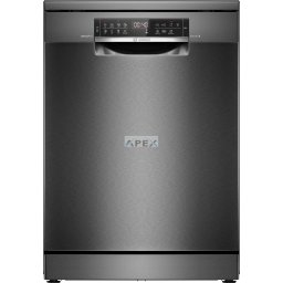 BOSCH SMS6ECC12E Serie 6 Szabadonálló mosogatógép 60 cm, Ujjlenyomatmentes, fekete szálcsiszolt acél