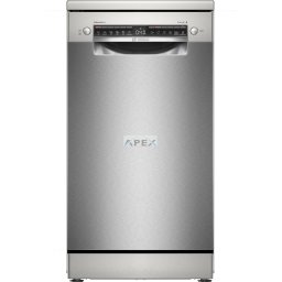 BOSCH SPS4EMI11E Serie 4 Szabadonálló mosogatógép 45 cm, Ujjlenyomatmentes, szálcsiszolt