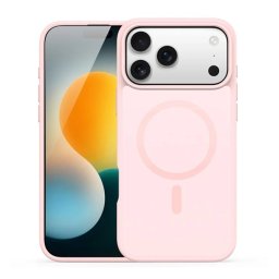 DUX DUCIS YIND szilikon telefonvédő (ütésállóság, kameravédő, matt, MagSafe) RÓZSASZÍN Apple iPhone 17 Pro