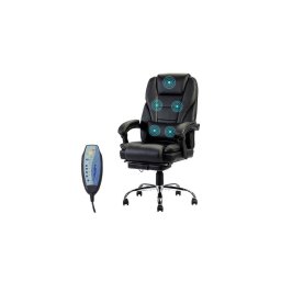 Zelux prémium masszázs irodai szék kényelmes, ergonomikus - fekete színben