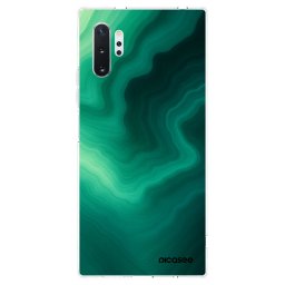 Átlátszó szilikon tok az alábbi mobiltelefonokra Samsung Galaxy Note 10+ N975F - Malachite