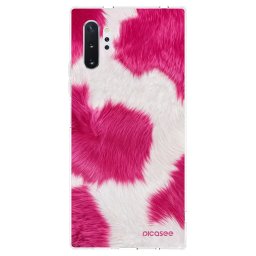 Átlátszó szilikon tok az alábbi mobiltelefonokra Samsung Galaxy Note 10+ N975F - Pink Moo
