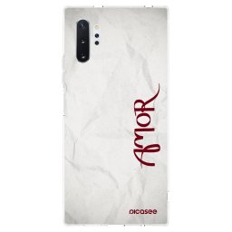 Átlátszó szilikon tok az alábbi mobiltelefonokra Samsung Galaxy Note 10+ N975F - Amor