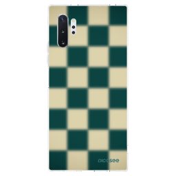 Átlátszó szilikon tok az alábbi mobiltelefonokra Samsung Galaxy Note 10+ N975F - Shadow Chess
