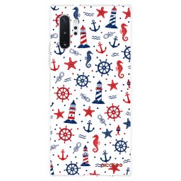 Átlátszó szilikon tok az alábbi mobiltelefonokra Samsung Galaxy Note 10+ N975F - Sailor Vibes