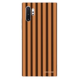 Átlátszó szilikon tok az alábbi mobiltelefonokra Samsung Galaxy Note 10+ N975F - Caramel lines