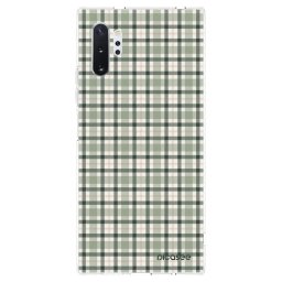 Átlátszó szilikon tok az alábbi mobiltelefonokra Samsung Galaxy Note 10+ N975F - Sage Tartan