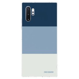 Átlátszó szilikon tok az alábbi mobiltelefonokra Samsung Galaxy Note 10+ N975F - Coastal Blue