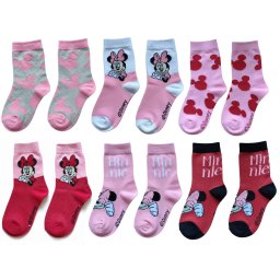 Minnie egér zokni szett/6db OUTLET ÁR!!!