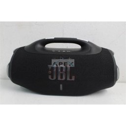 JBL BOOMBOX 4 hordozható bluetooth hangszóró, vízálló, porálló, 34 óra lejátszási idő, AI Sound Boost, fekete