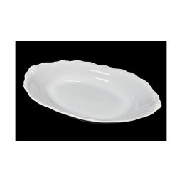 Mély porcelán tálaló tál 35x23 cm ovális kináló tál