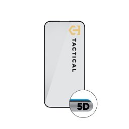 Tactical Glass Shield 5D Apple iPhone 15/ iPhone 16 kijelzővédő üvegfólia, fekete