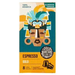 Kávékapszula, Nespresso kompatibilis, Mantaro Espresso Gold, 10db kapszula