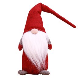 Karácsonyi manó HAPPY GNOME 44 cm, piros