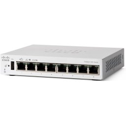 Cisco Catalyst C1200-8T-D switch (8xGbE, 1xPoE-in, ventilátor nélküli)